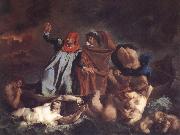 Eugene Delacroix, The Barque of Dante
